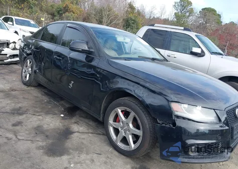 2009 Audi A4 2.0T Premium from USA, damaged, VIN WAULF78K29N009774